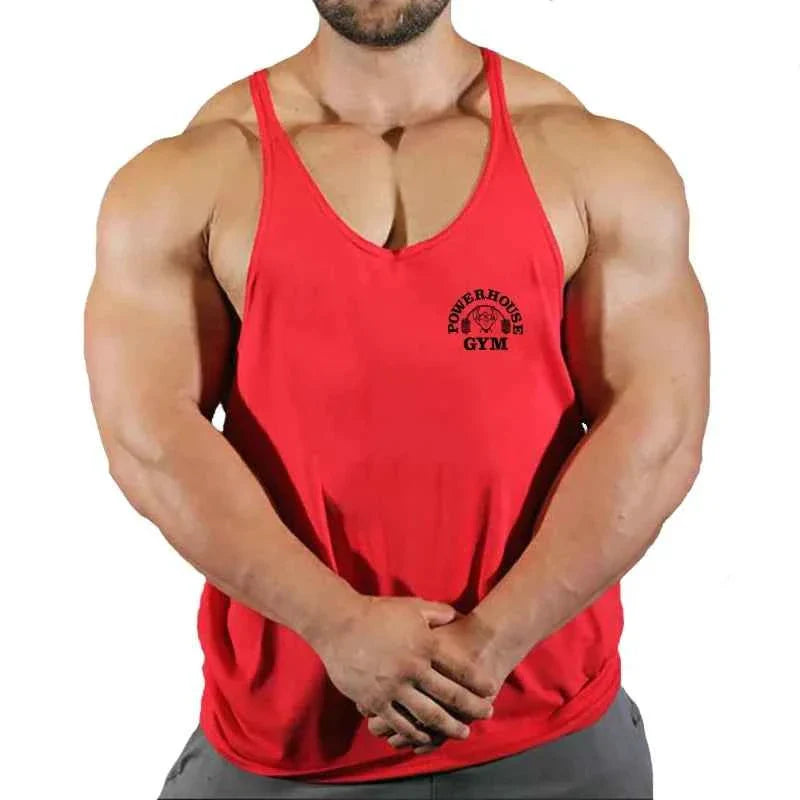 Men's Bodybuilding Stringer Gym Vest