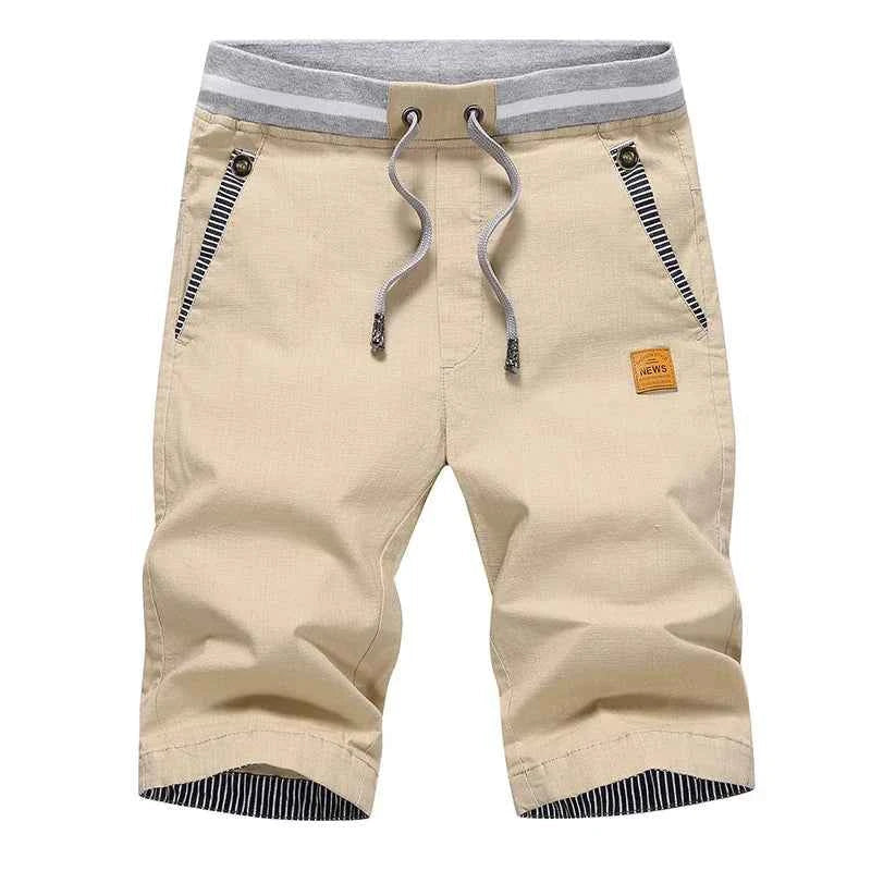 Men's Cotton Linen Casual Summer Shorts 4XL