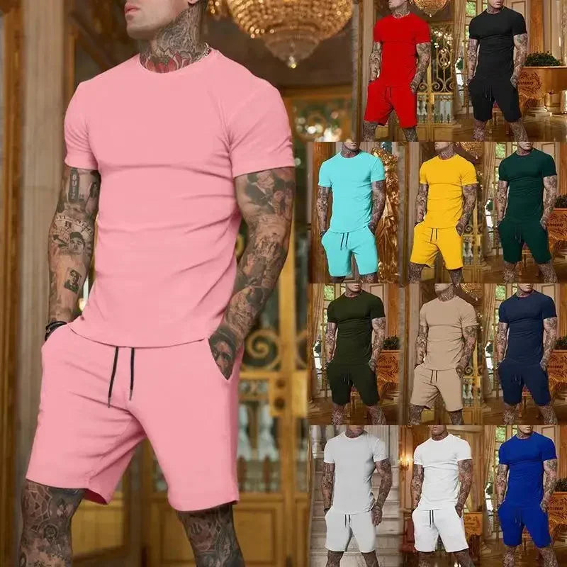 Men's Breathable Summer Sportswear Set
