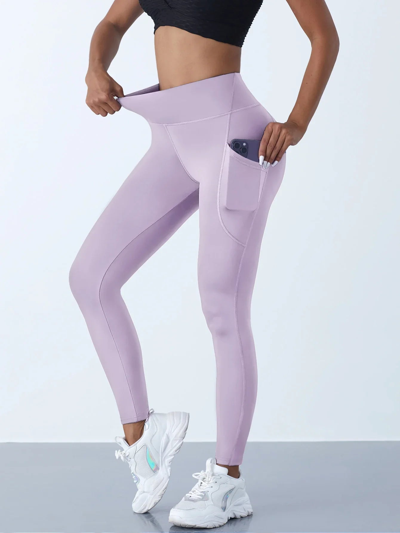 High Waist Women's Yoga Leggings with Pockets