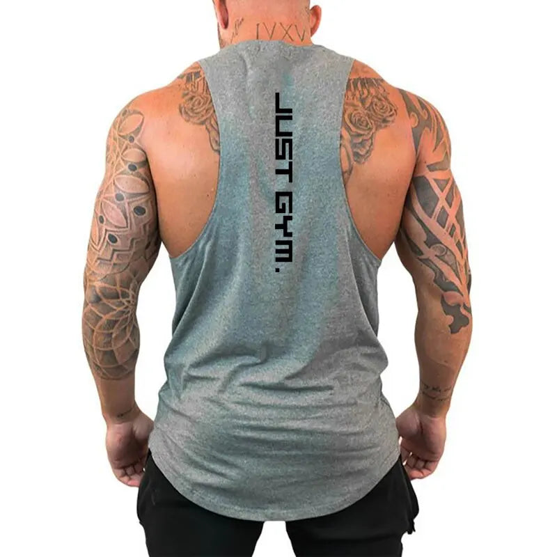 Men's Breathable Fitness Sleeveless Sports Tee