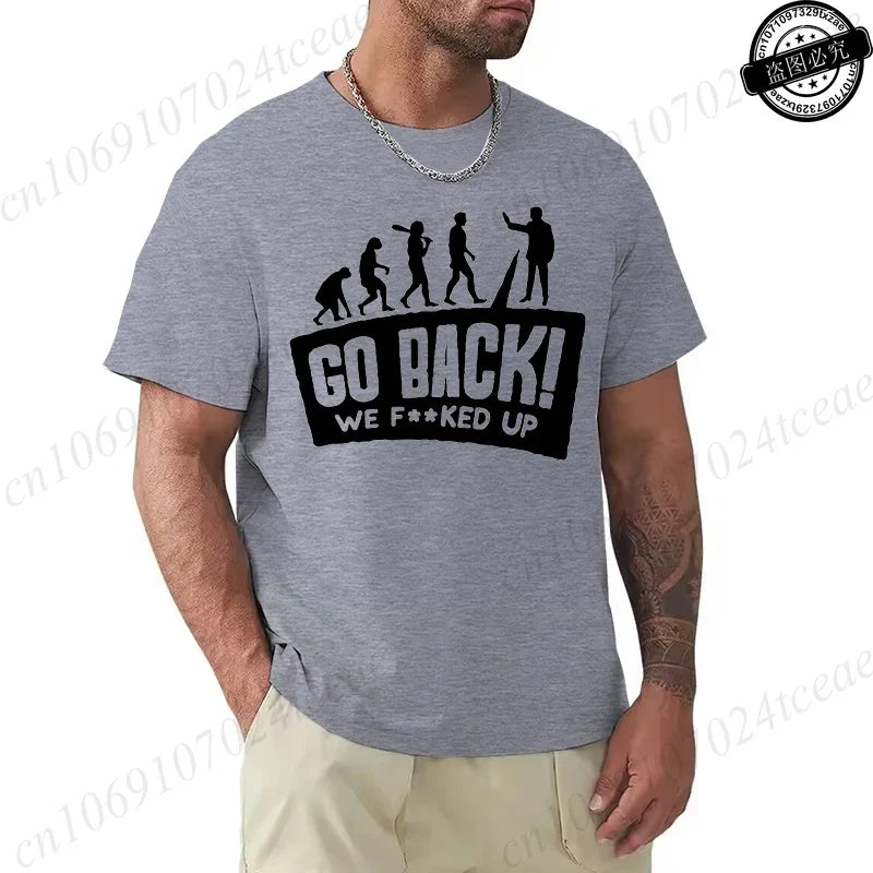 Evolution Graphic Oversized Streetwear T-Shirt