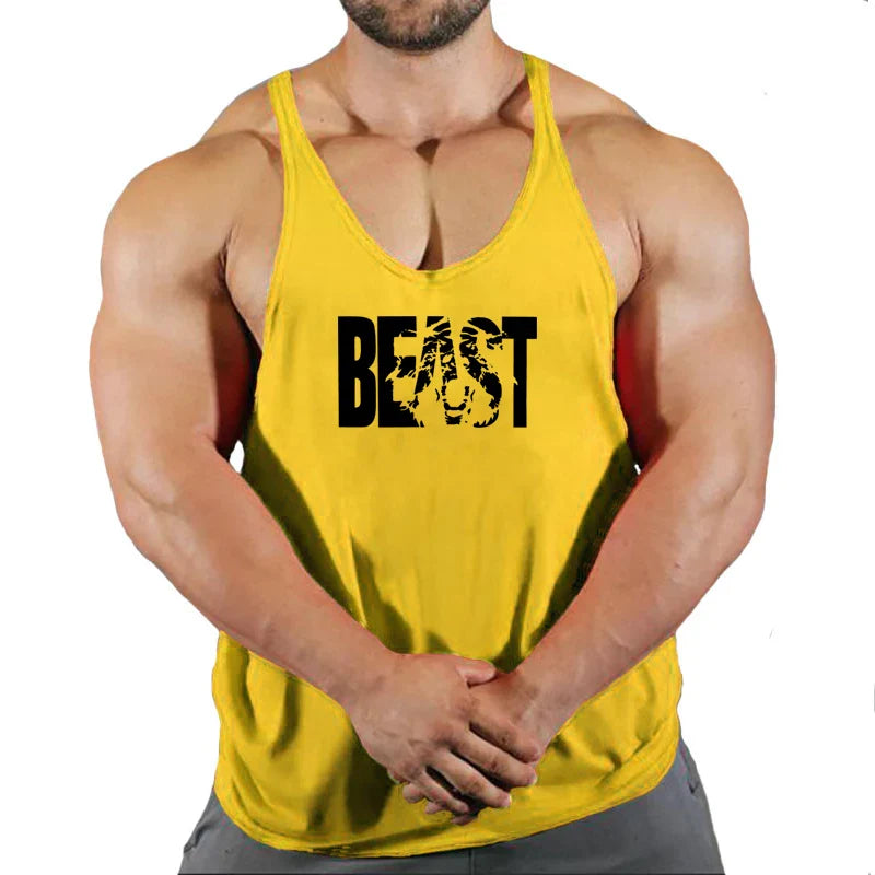 Men's Cotton Gym Tank Top Sleeveless Vest