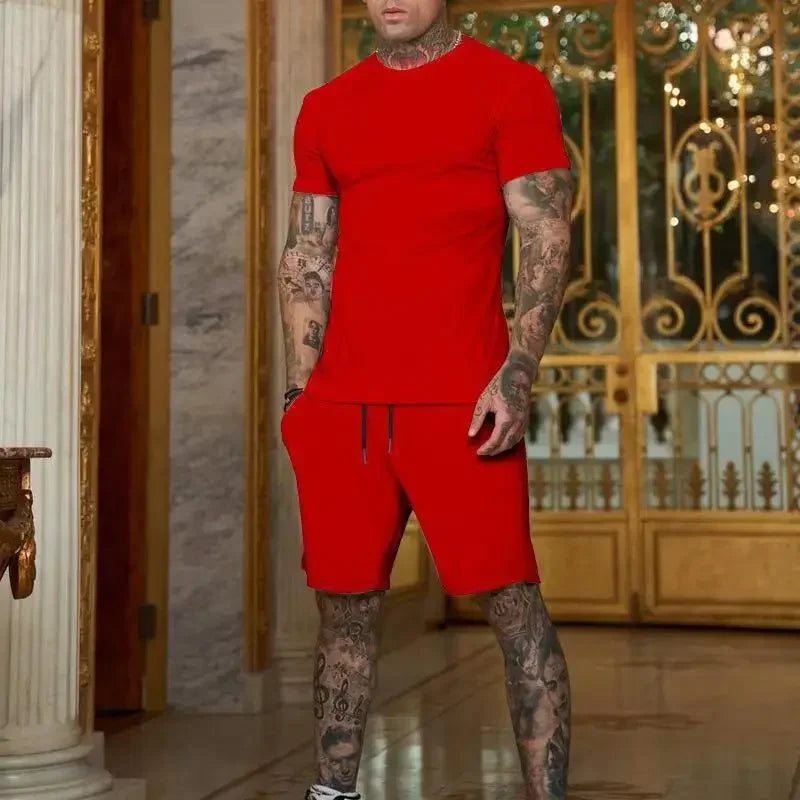 Men's Breathable Summer Sportswear Set