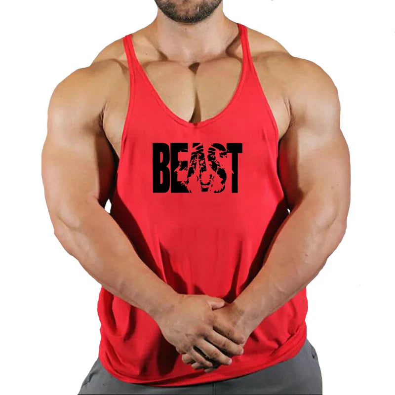 Men's Cotton Gym Tank Top Sleeveless Vest