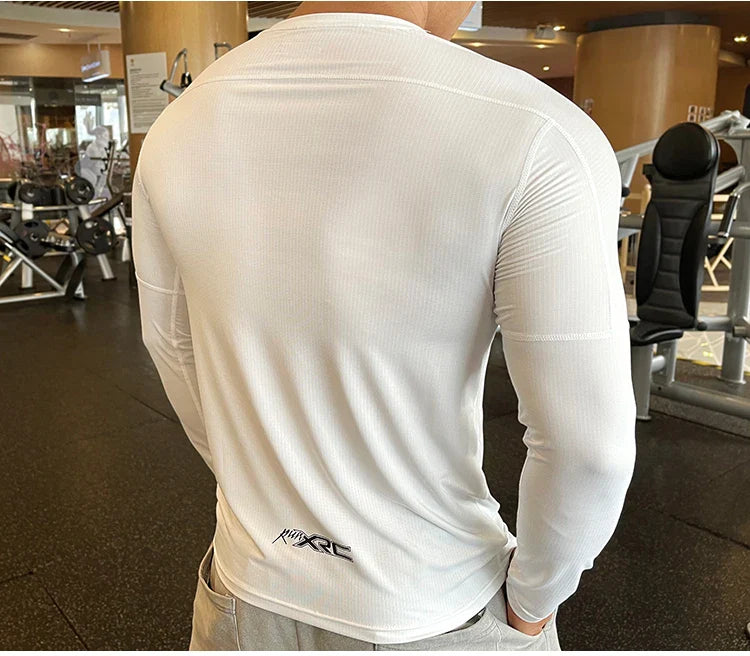 Quick Dry Men's Compression Workout Tee