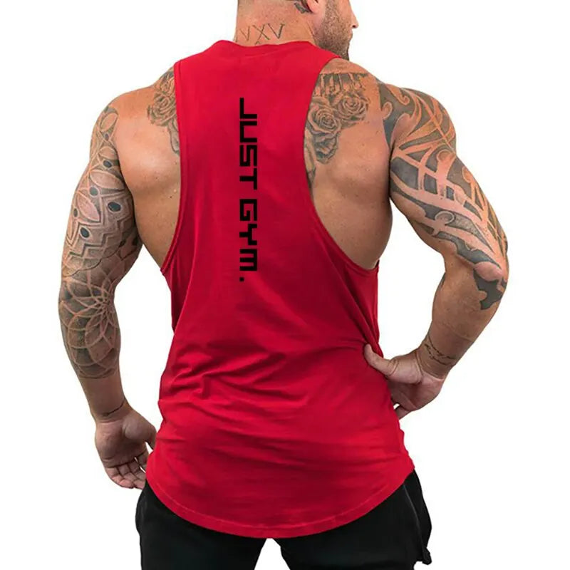 Men's Breathable Fitness Sleeveless Sports Tee