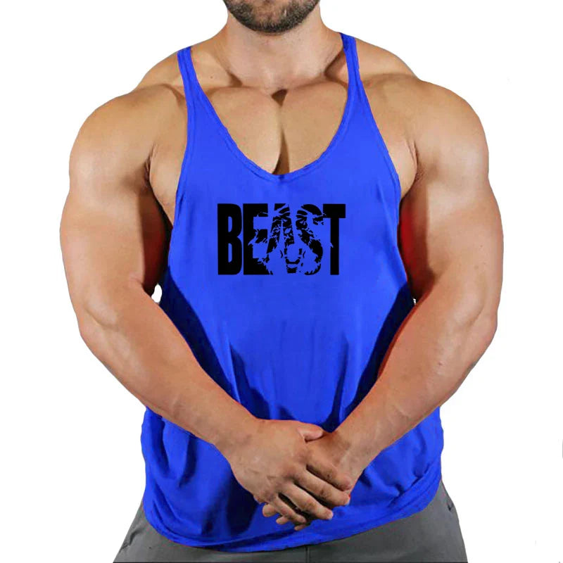 Men's Cotton Gym Tank Top Sleeveless Vest