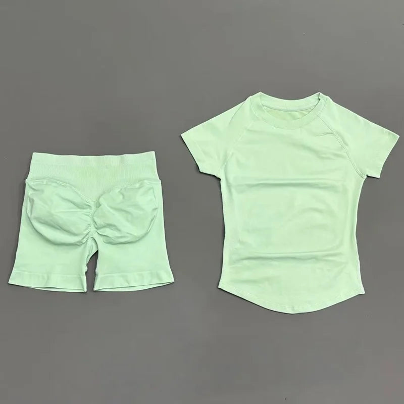 2-Piece Seamless Yoga & Fitness Set for Women