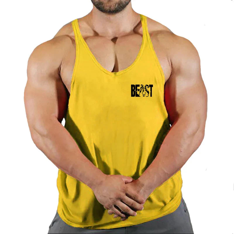 Men's Cotton Gym Tank Top Sleeveless Vest