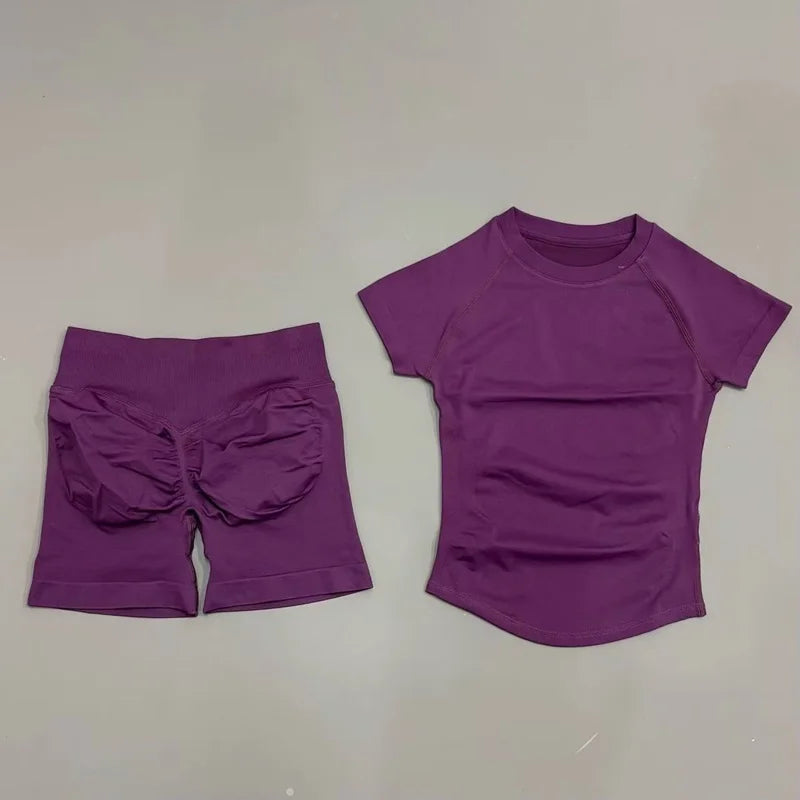2-Piece Seamless Yoga & Fitness Set for Women