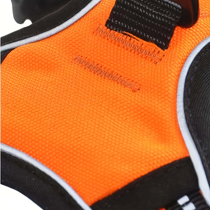 Reflective Fit: Adjustable Dog Harness for All Sizes