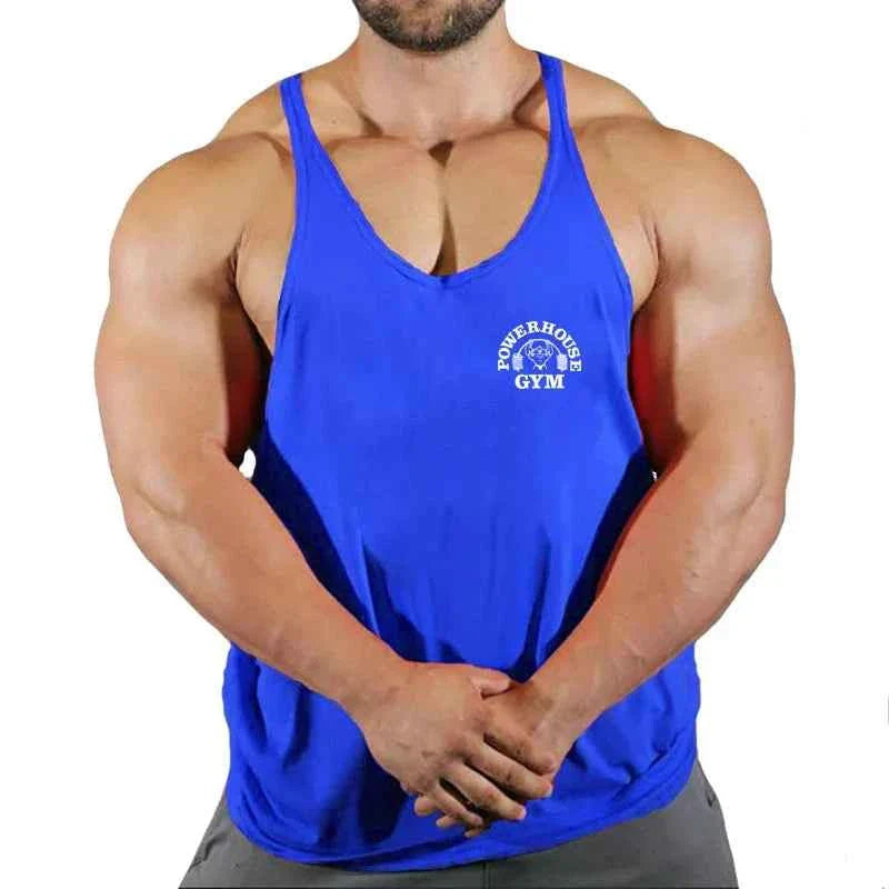 Men's Bodybuilding Stringer Gym Vest