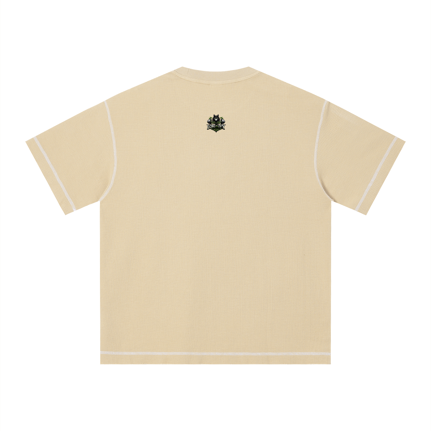 Loki & Ivy Unisex Sunfade Waffle Boxy T-Shirt