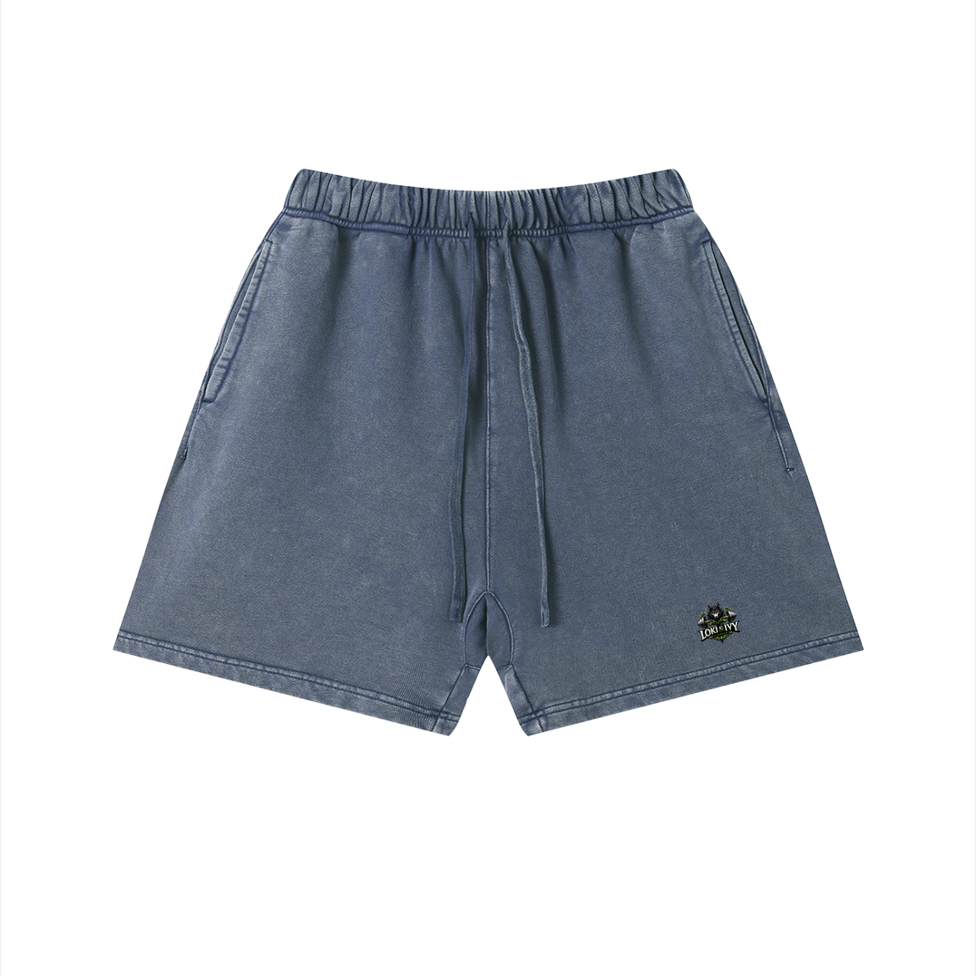 Loki & Ivy Unisex Vintage Wash Cotton Shorts
