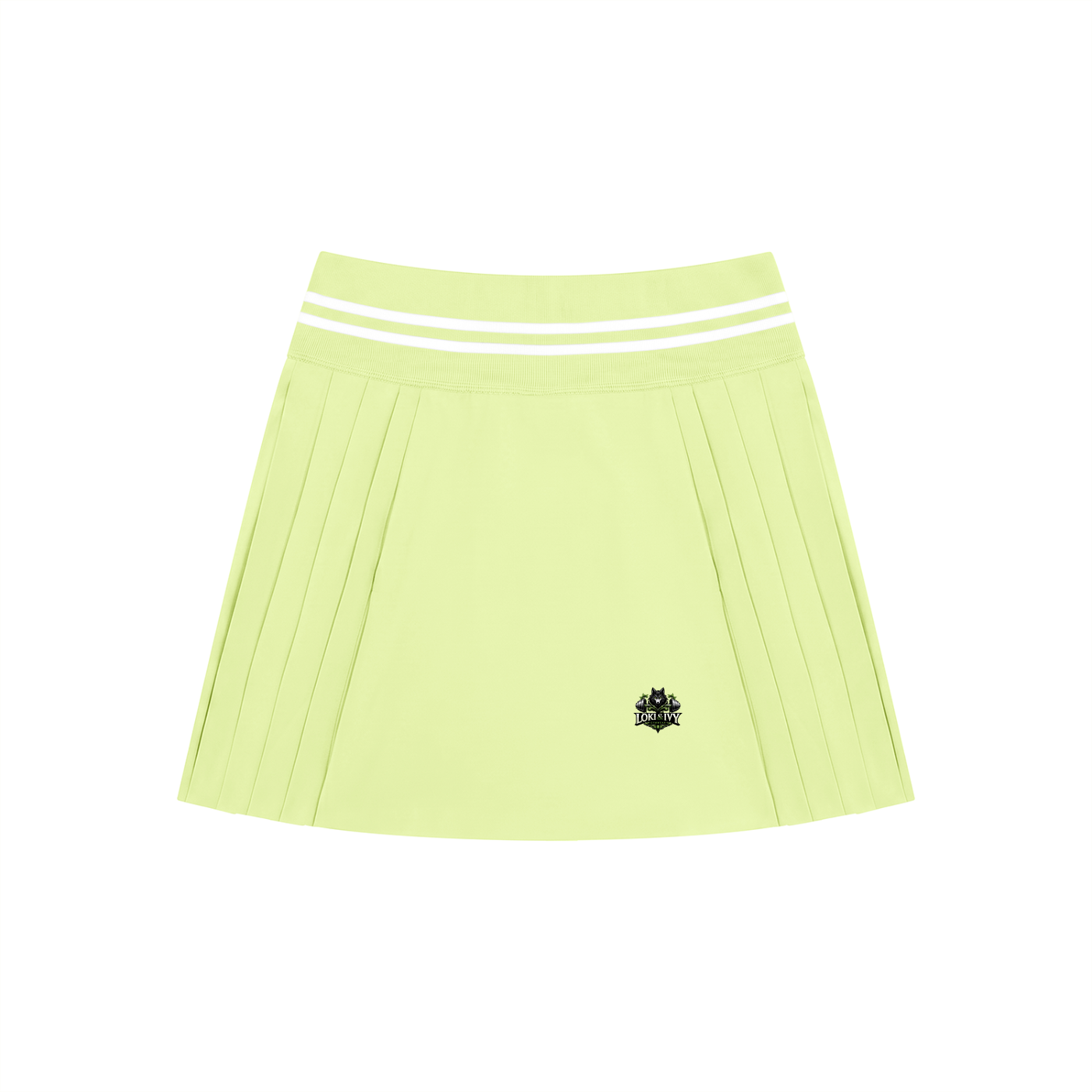 Loki & Ivy Women's Pleated Mini Skirt