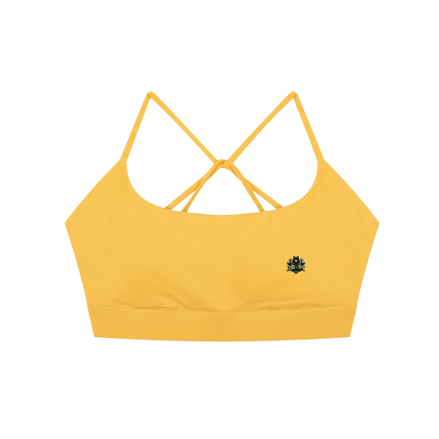 Loki & Ivy Strappy Criss Cross Yoga Sports Bra