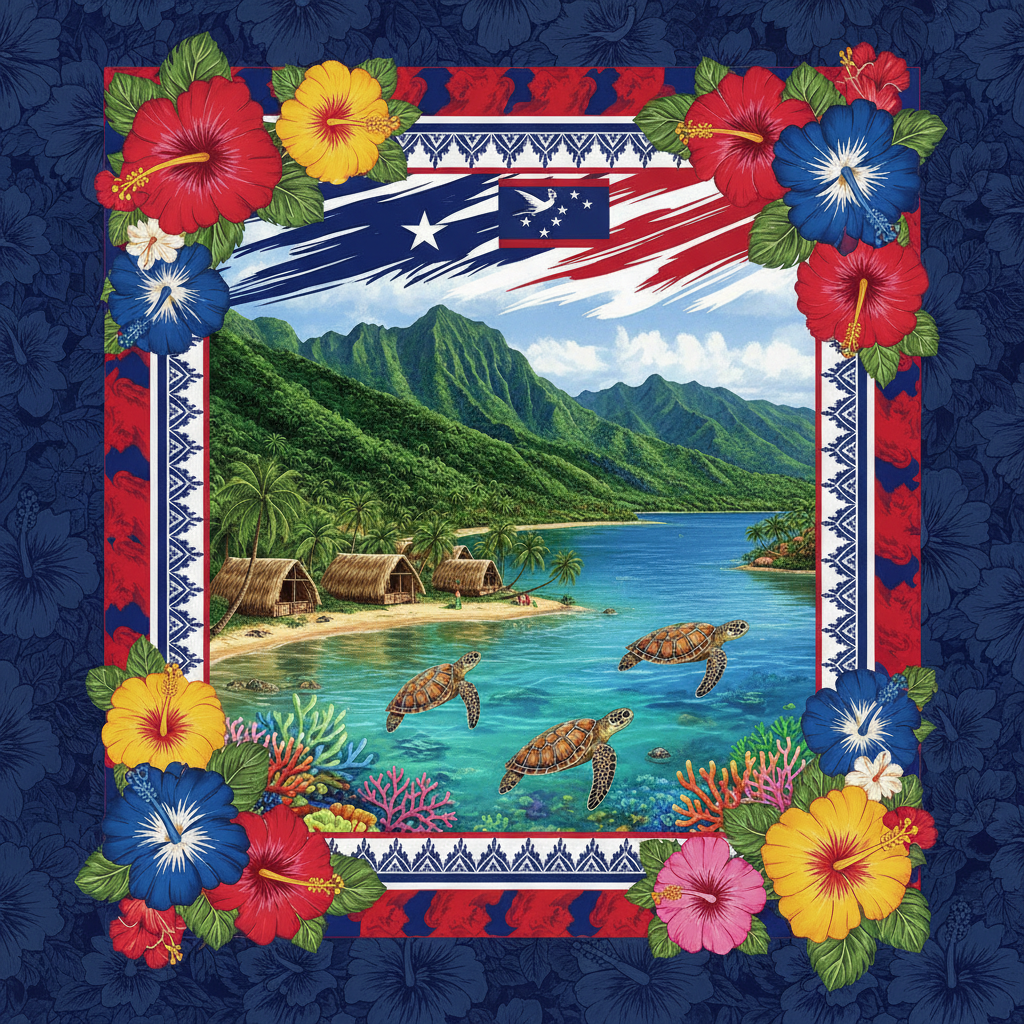 American Samoa Hawaiian Shirt