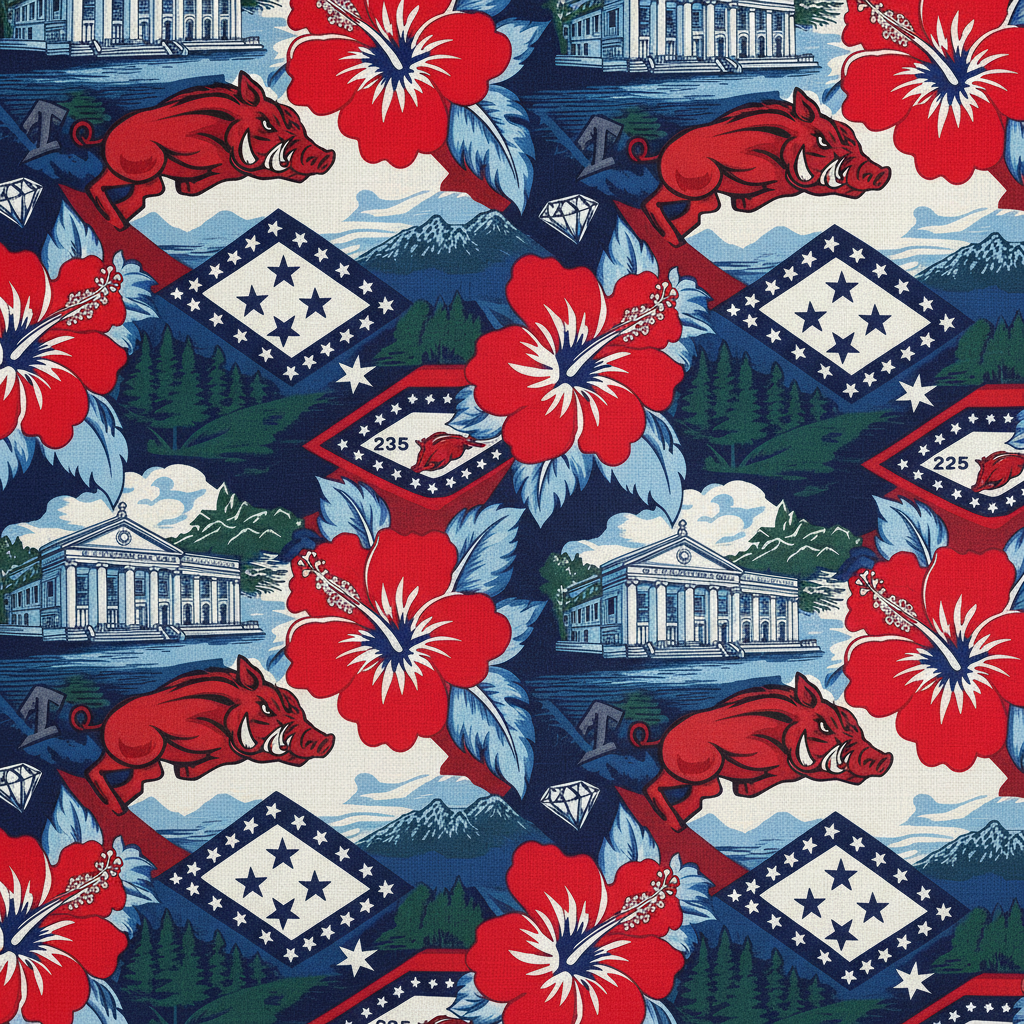 Arkansas Hawaiian Shirt