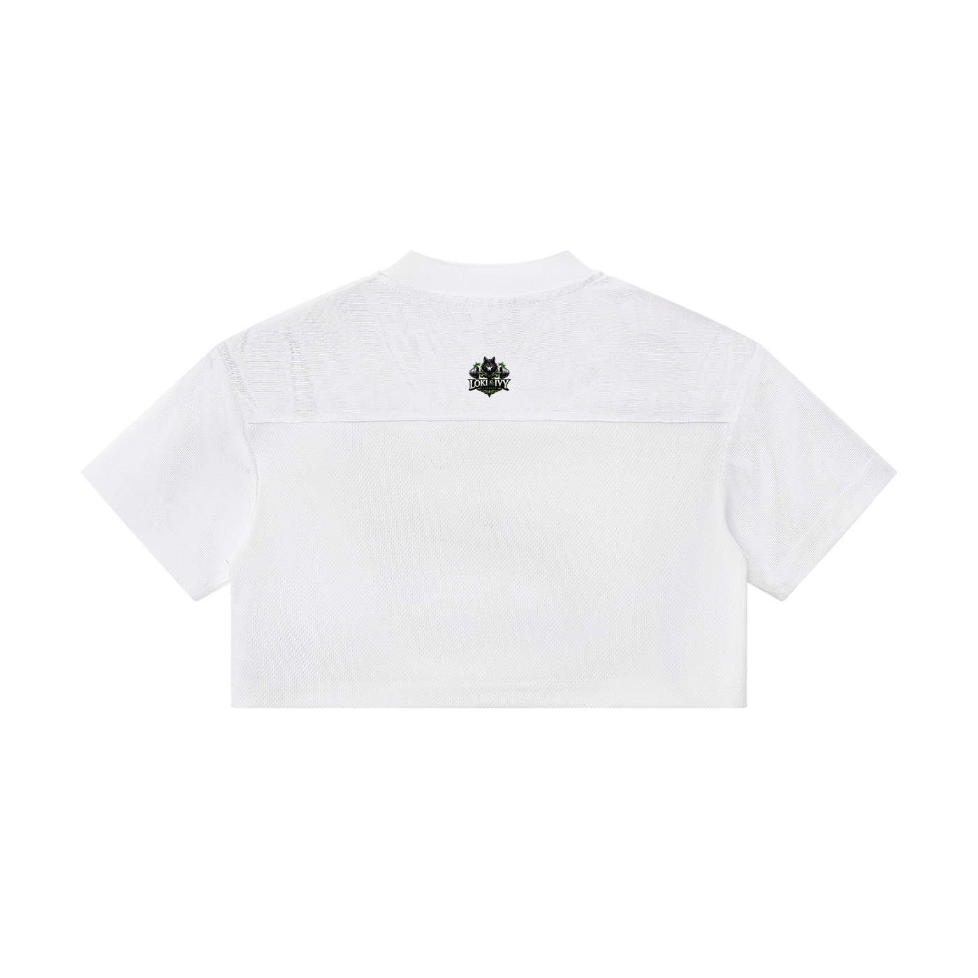 Loki & Ivy Women’s Cropped Paneled V-Neck Jersey