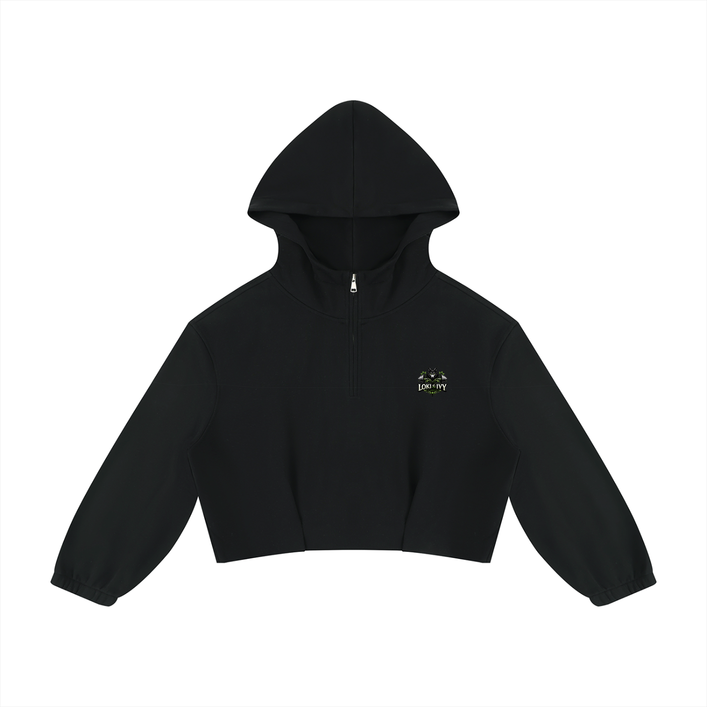 Loki & Ivy Women’s Boxy Quarter-Zip Hoodie