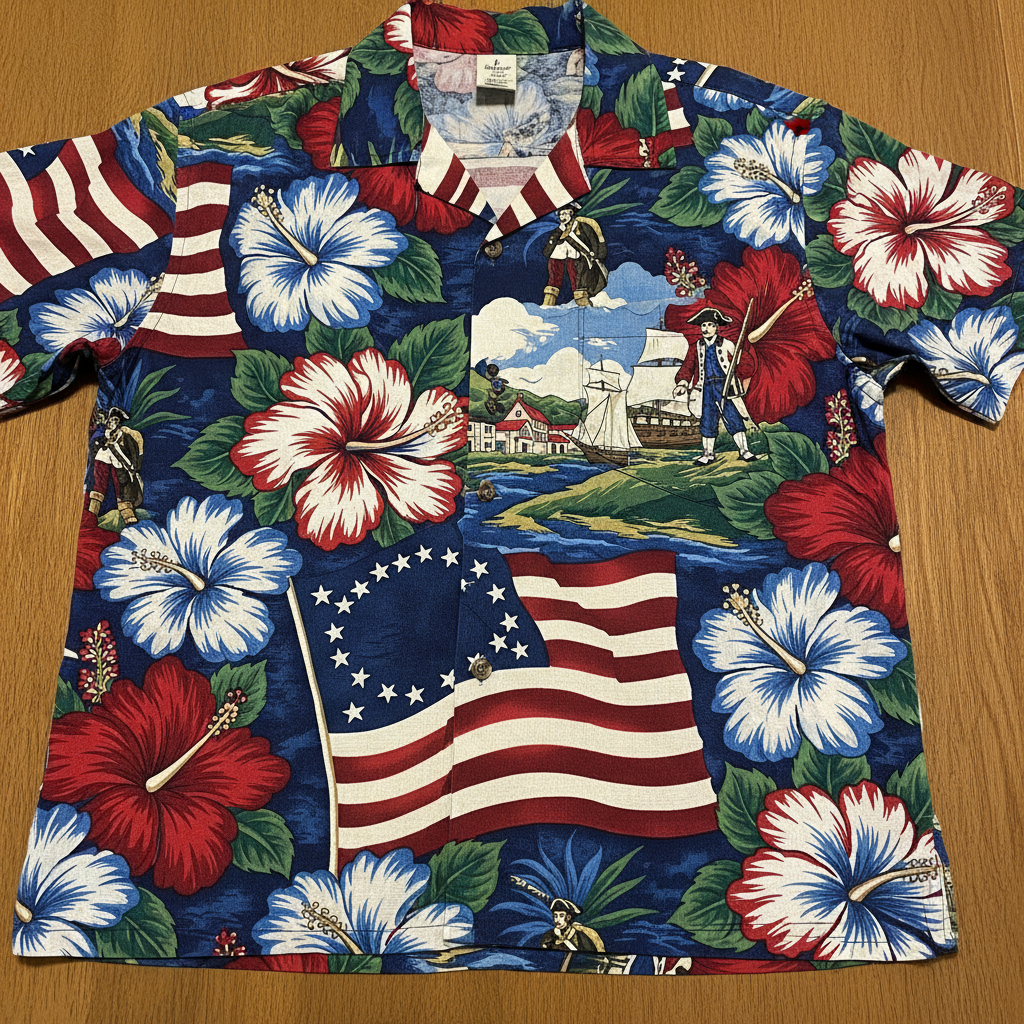 Betsy Ross Hawaiian Shirt