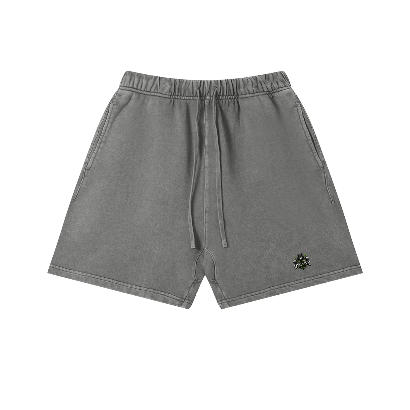 Loki & Ivy Unisex Vintage Wash Cotton Shorts