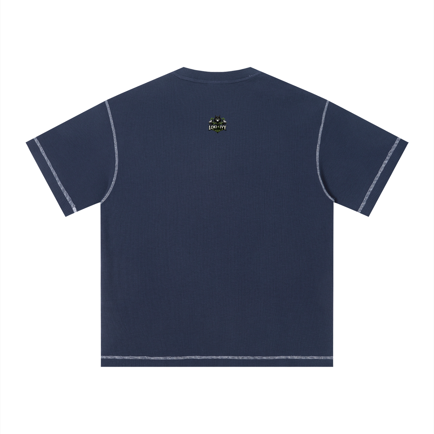 Loki & Ivy Unisex Sunfade Waffle Boxy T-Shirt
