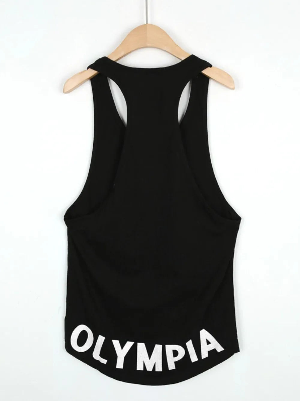 Men's Plus Size Letter Graphic Wide Strap Tank