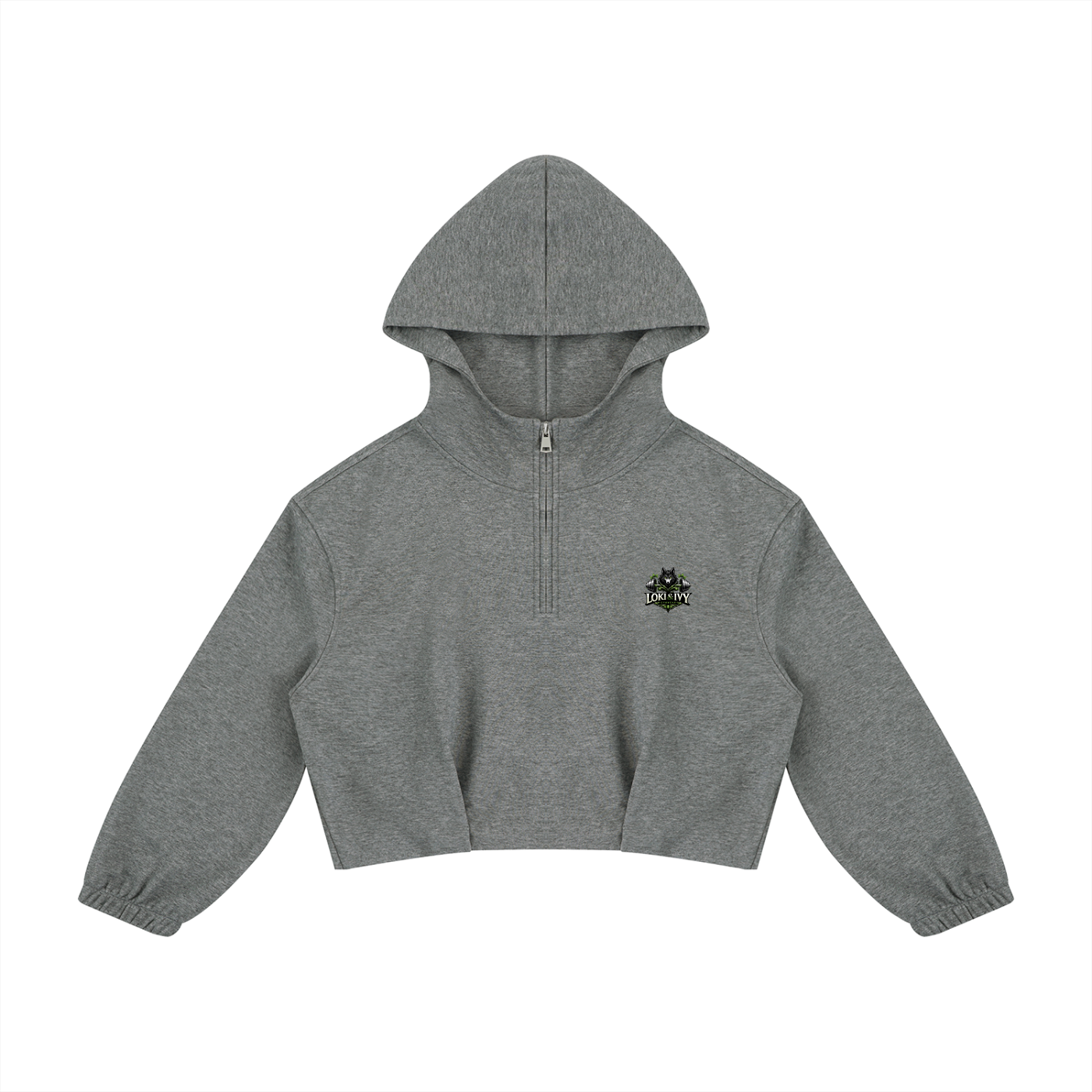 Loki & Ivy Women’s Boxy Quarter-Zip Hoodie