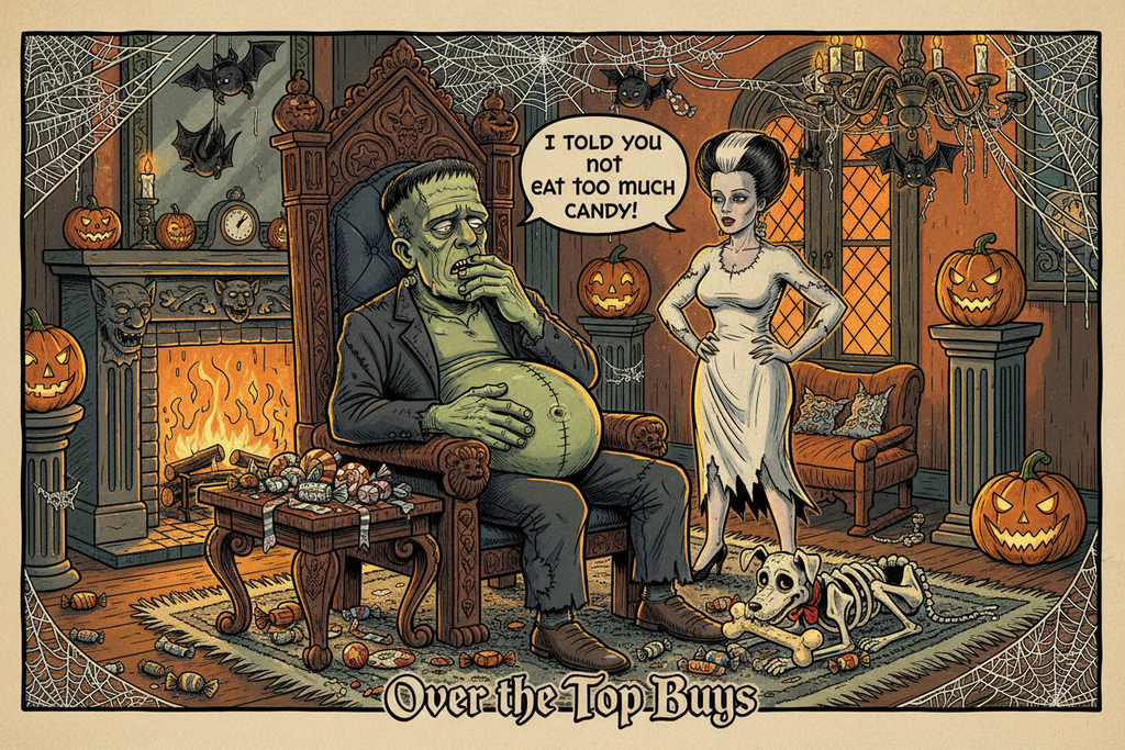 Frankenstein Candy Hangover Halloween