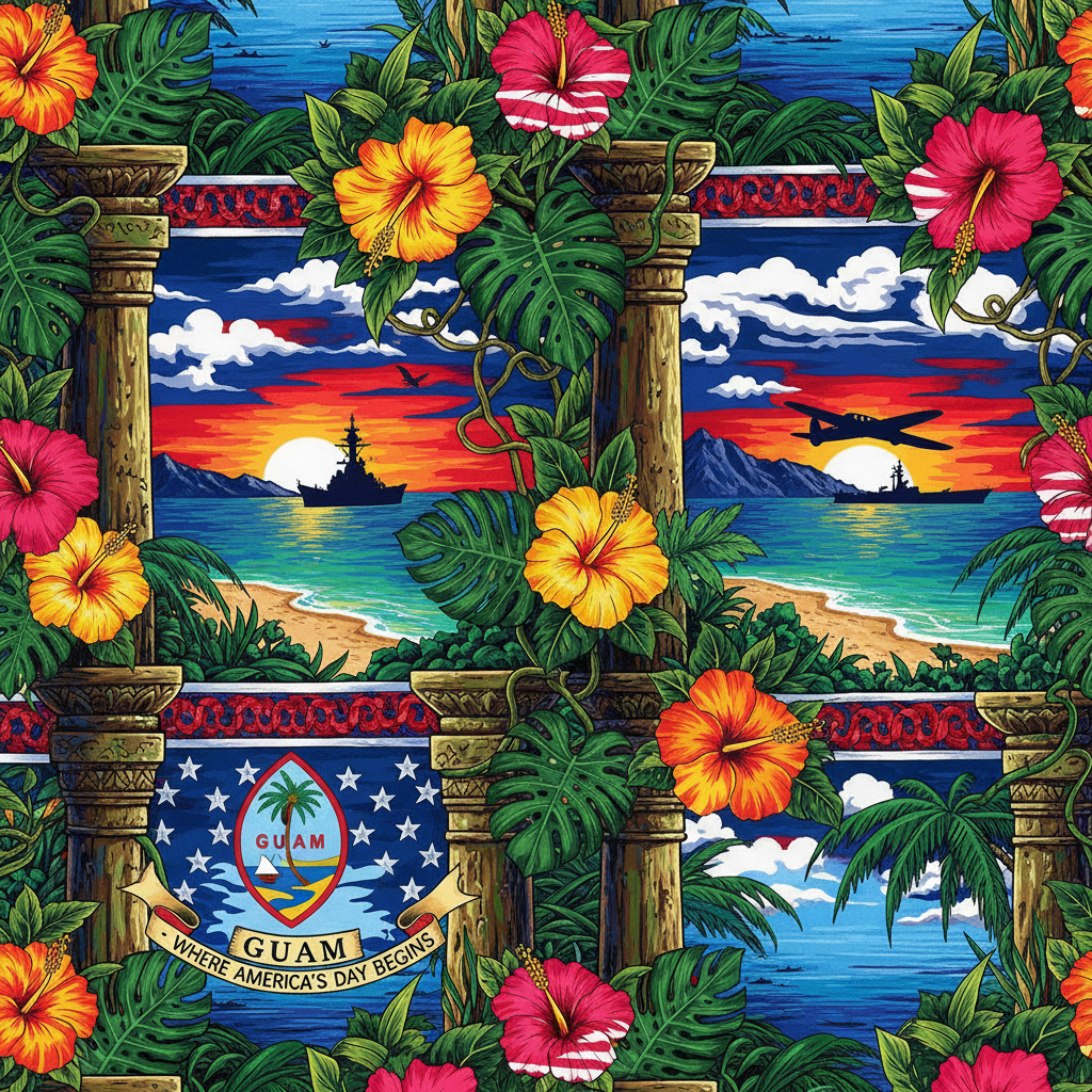 Guam Hawaiian Shirt