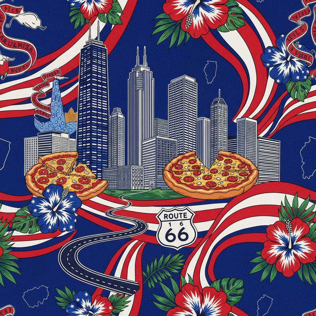 Illinois Hawaiian Shirt