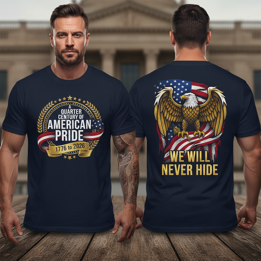 America's 250th Anniversary — Quarter Century of American Pride Tee