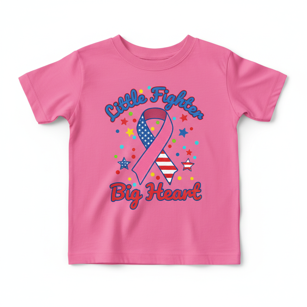 Kids Pink Cancer Tee