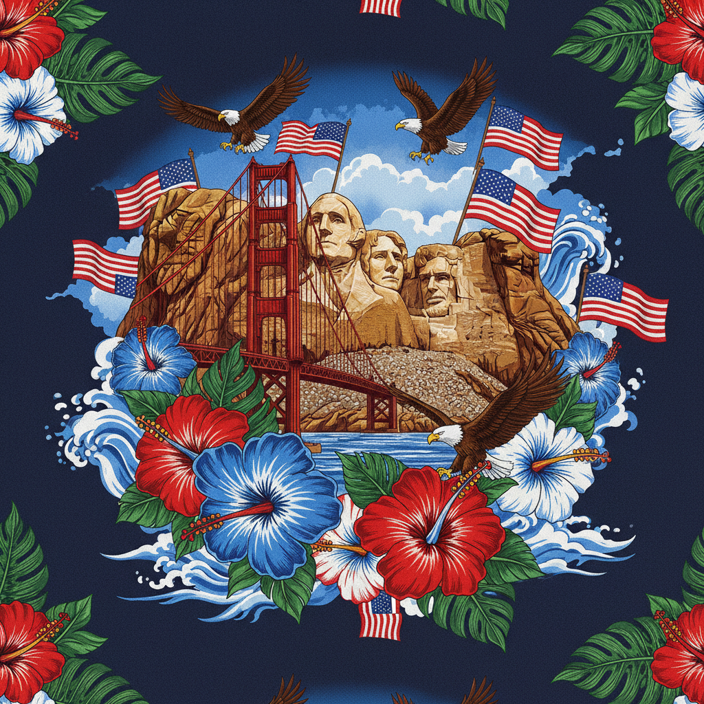 Landmarks Hawaiian Shirt