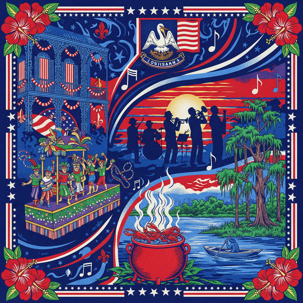Louisiana Hawaiian Shirt