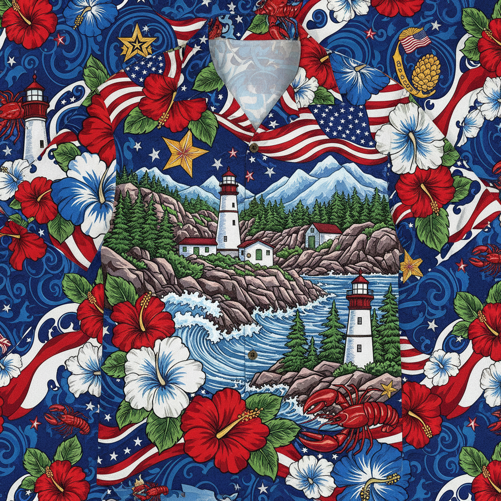 Maine Hawaiian Shirt