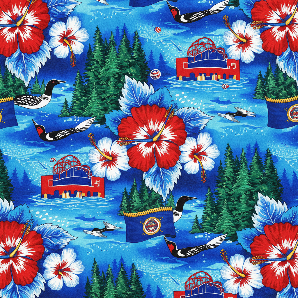 Minnesota Hawaiian Shirt