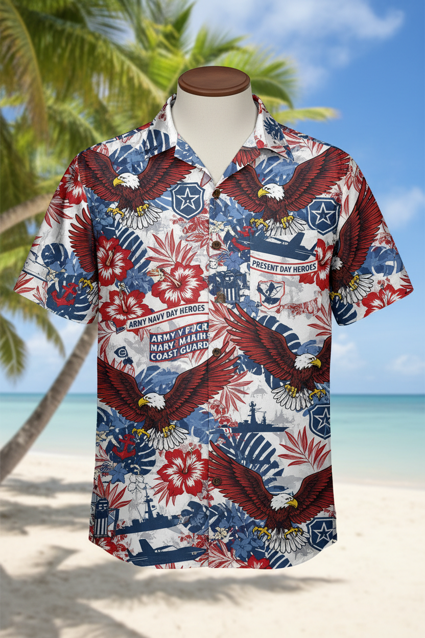 Modern Military Hawaiian Shirt