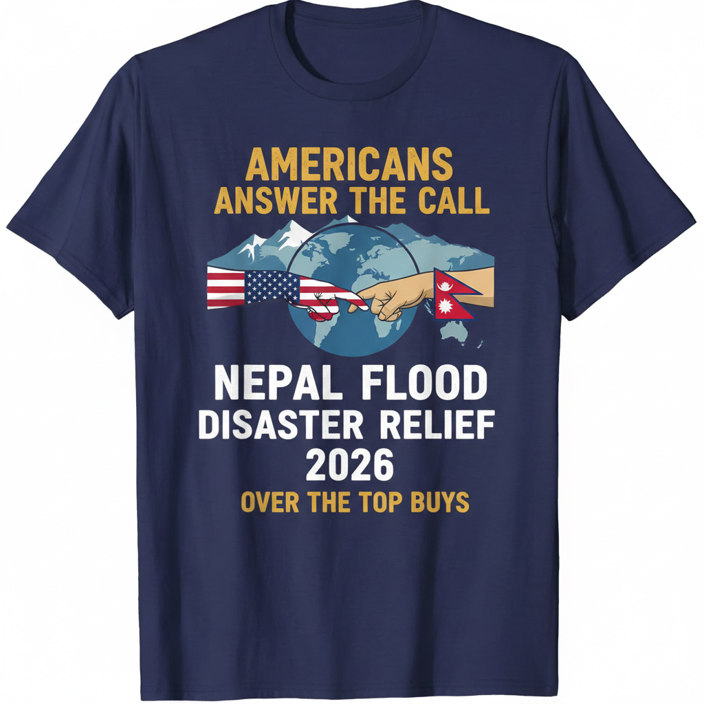 Nepal Flood Disaster Relief T-Shirt Design