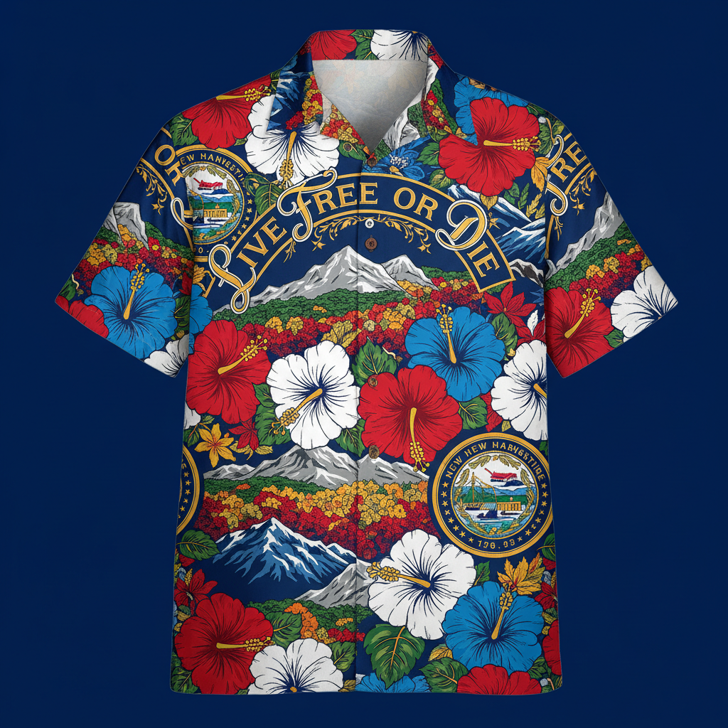New Hampshire Hawaiian Shirt