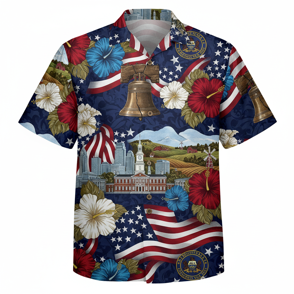 Pennsylvania Hawaiian Shirt