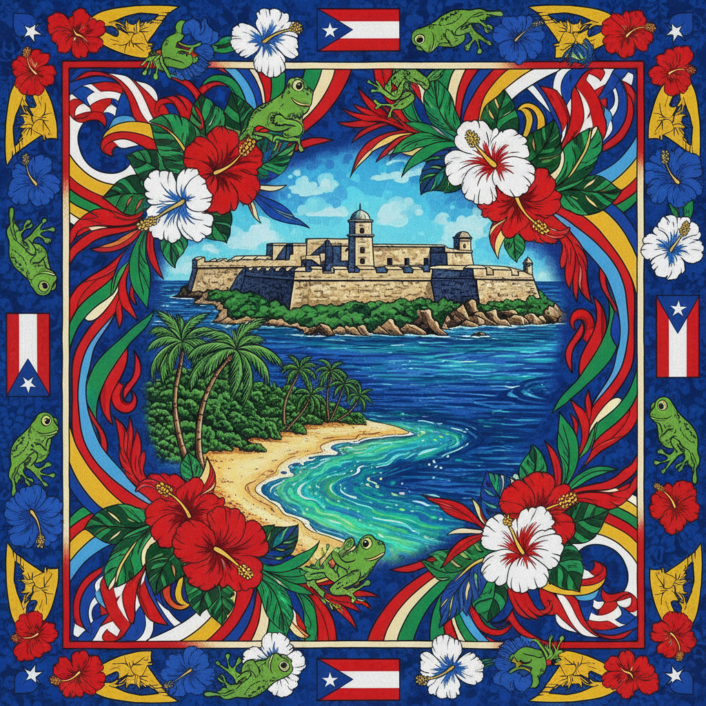 Puerto Rico Hawaiian Shirt