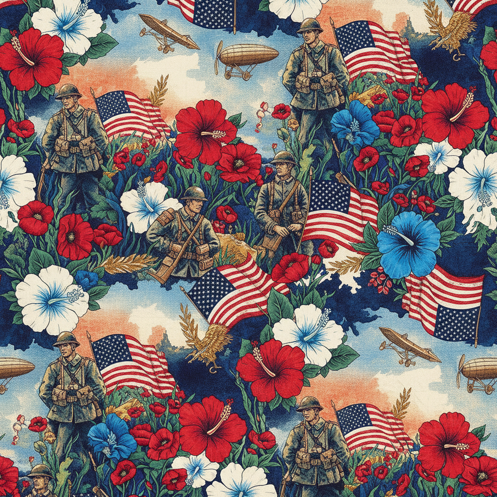 WWI Hawaiian Shirt