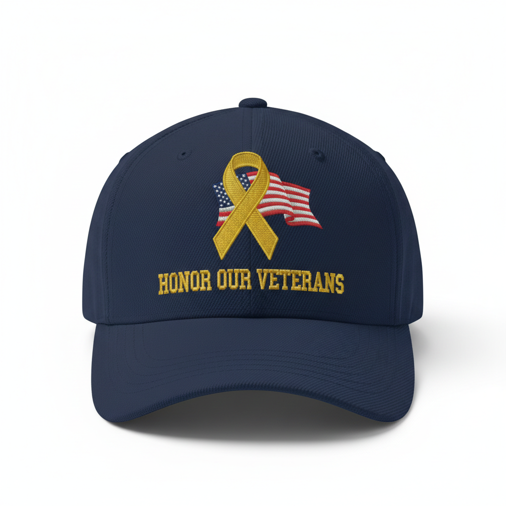 Yellow Ribbon Ball Cap